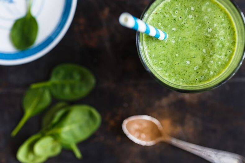 spinach slimming shake