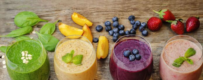 Fruits, berries, and spinach are great for making healthy smoothies