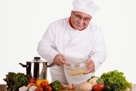 man preparing meals for proper nutrition