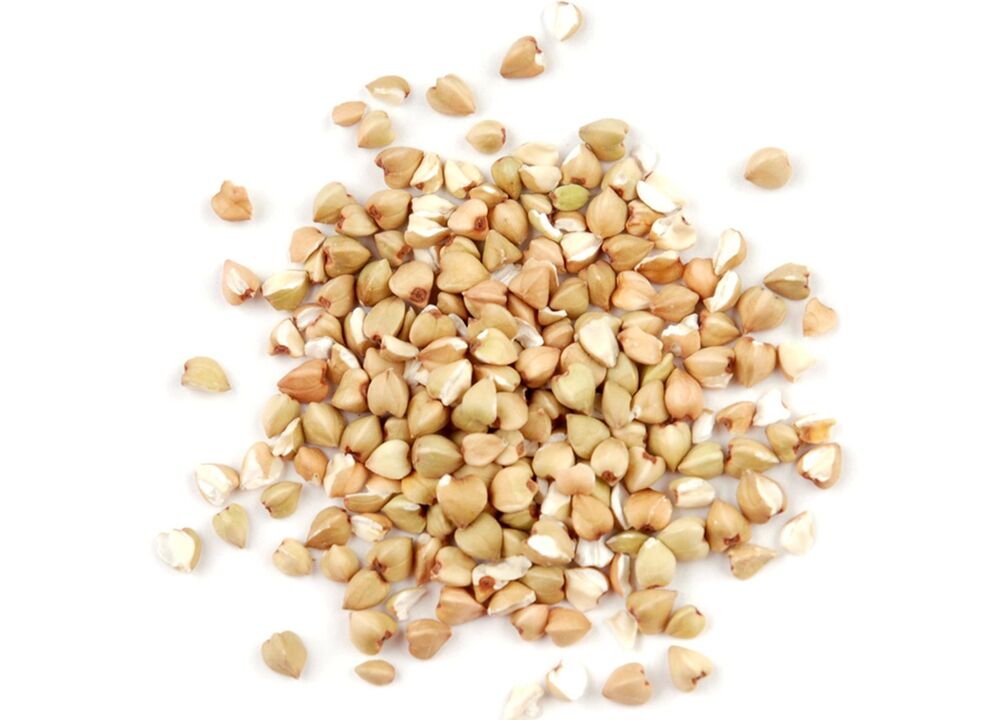 For a monodiet, it is advisable to use the healthiest green buckwheat. 